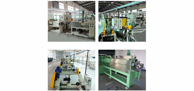 Single / Double Layers Rubber Cable Extrusion Line