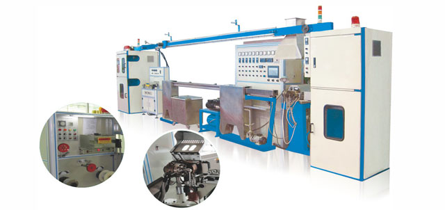 Teflon Ultra-fine High-frequency Data Core Wire Extrusion Line