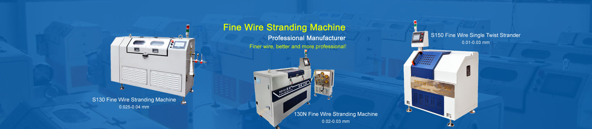 Extremely Fine Wire Stranding Machine